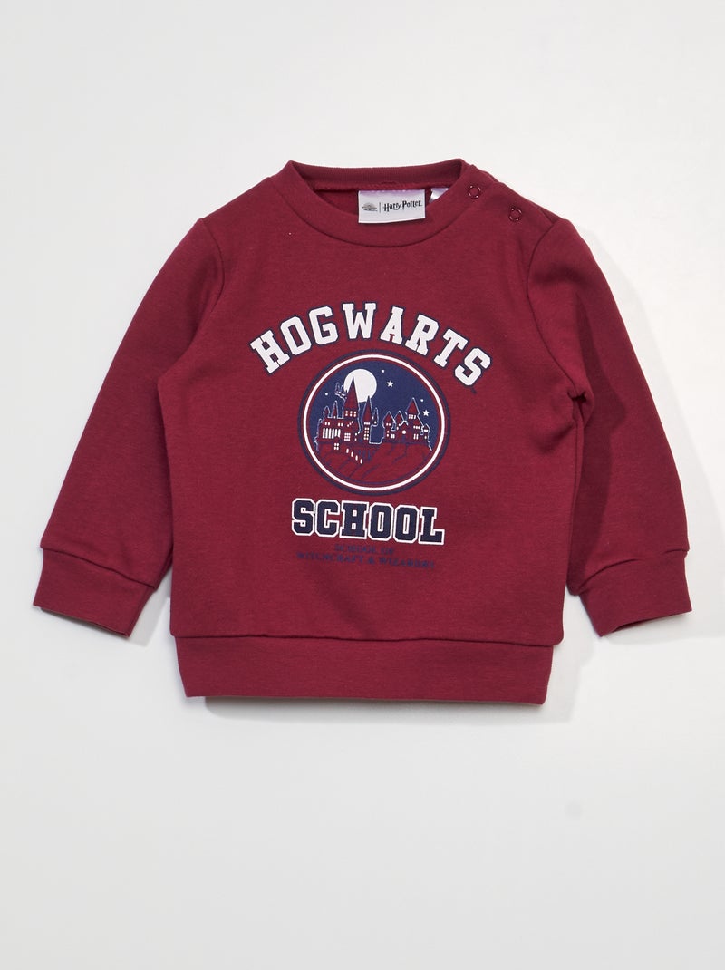 Sweat en molleton 'Harry Potter' Rouge - Kiabi