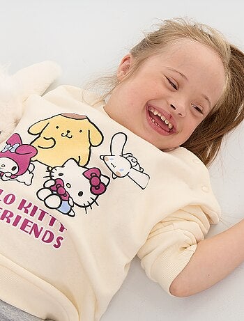 Sweat en molleton 'Hello Kitty' - collection facile à enfiler