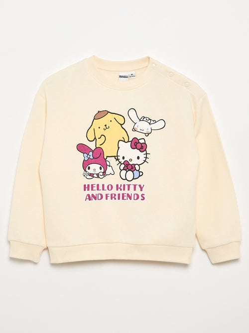 Sweat en molleton 'Hello Kitty' - collection facile à enfiler - Kiabi