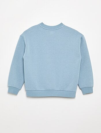 Sweat en molleton imprimé - collection facile à enfiler