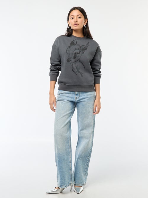 Sweat en molleton imprimé 'Bambi' - Kiabi