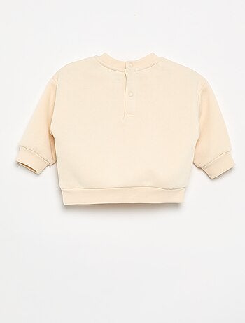 Sweat en molleton imprimé