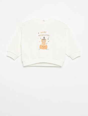 Sweat en molleton imprimé