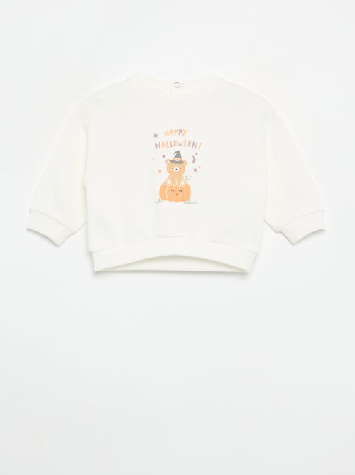 Sweat en molleton imprimé - Kiabi