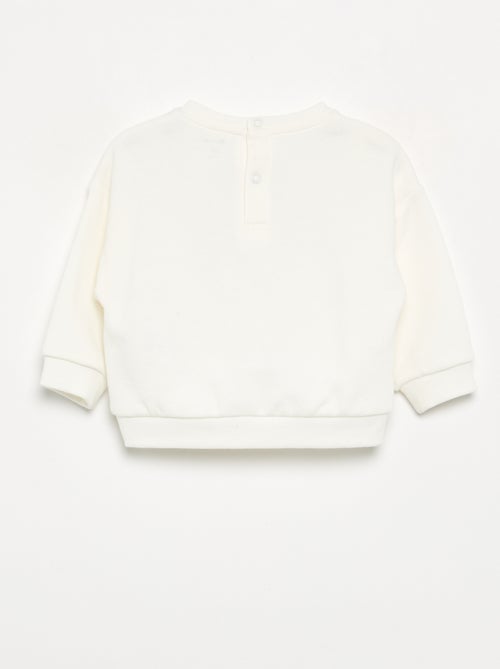 Sweat en molleton imprimé - Kiabi Sweat en molleton imprimé - Kiabi