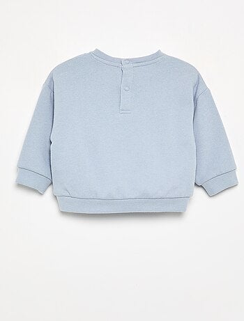 Sweat en molleton imprimé