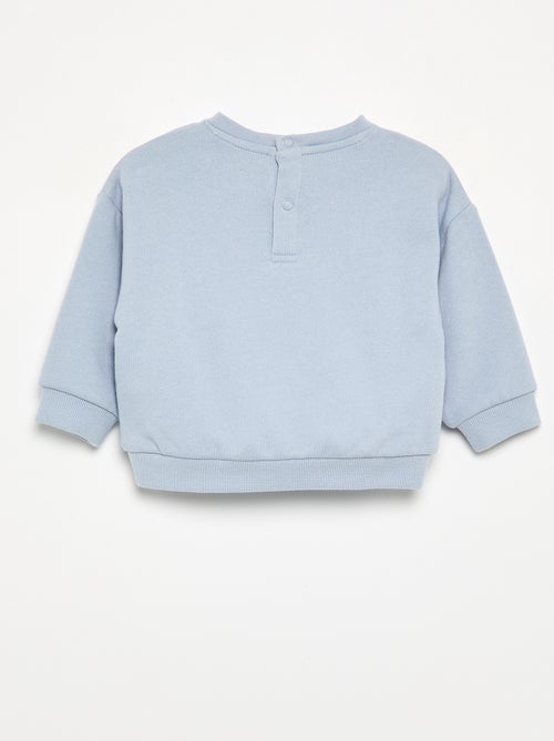 Sweat en molleton imprimé - Kiabi