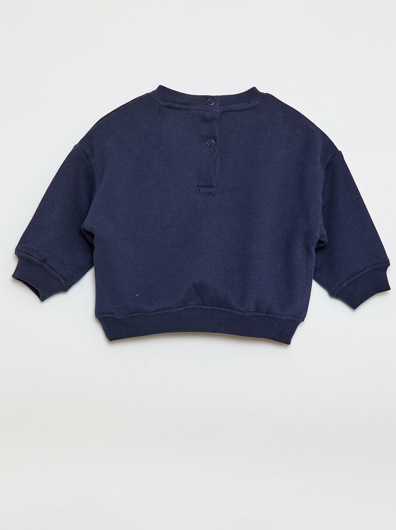 Sweat en molleton imprimé 'Cars' Bleu - Kiabi
