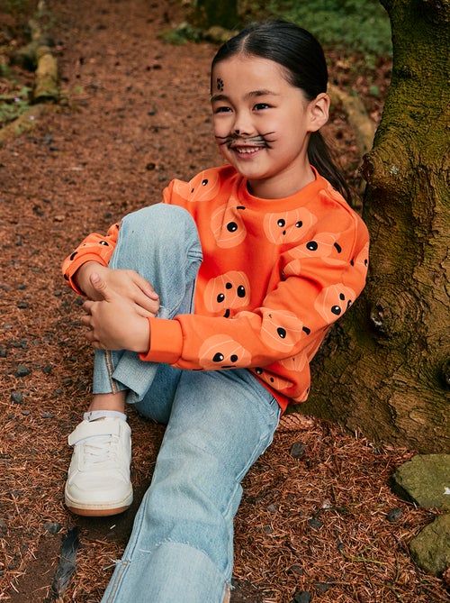 Sweat en molleton imprimé 'Halloween' - Kiabi