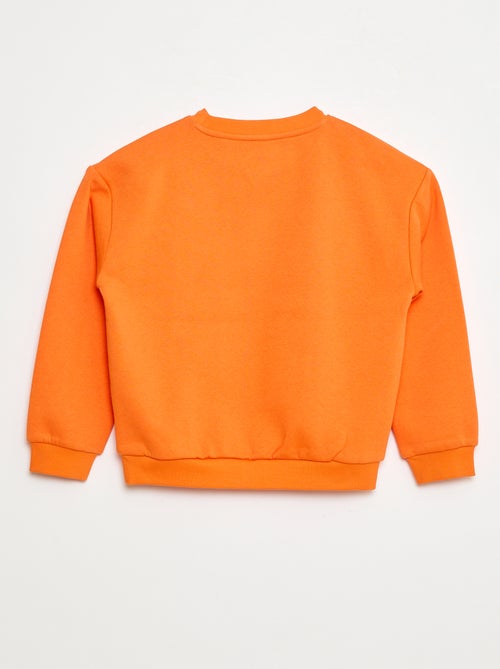 Sweat en molleton imprimé 'Halloween' - Kiabi