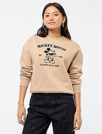 Sweat en molleton imprimé 'Mickey'