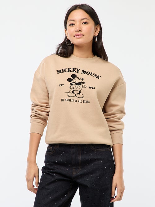 Sweat en molleton imprimé 'Mickey' - Kiabi