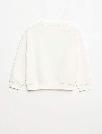 Sweat en molleton imprimé Noël