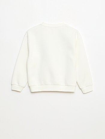 Sweat en molleton imprimé Noël