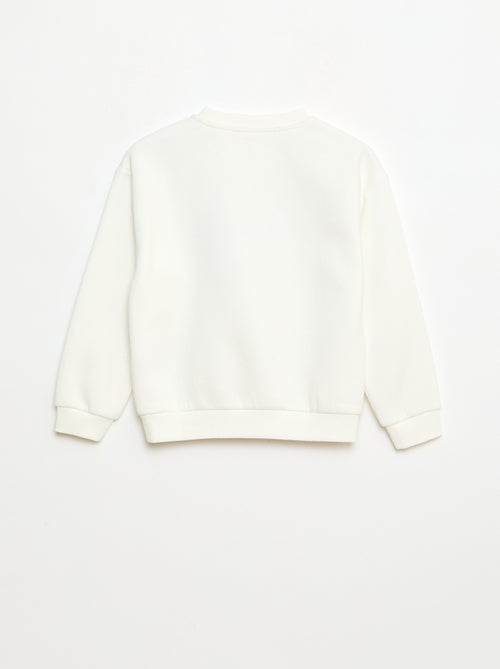 Sweat en molleton imprimé Noël - Kiabi