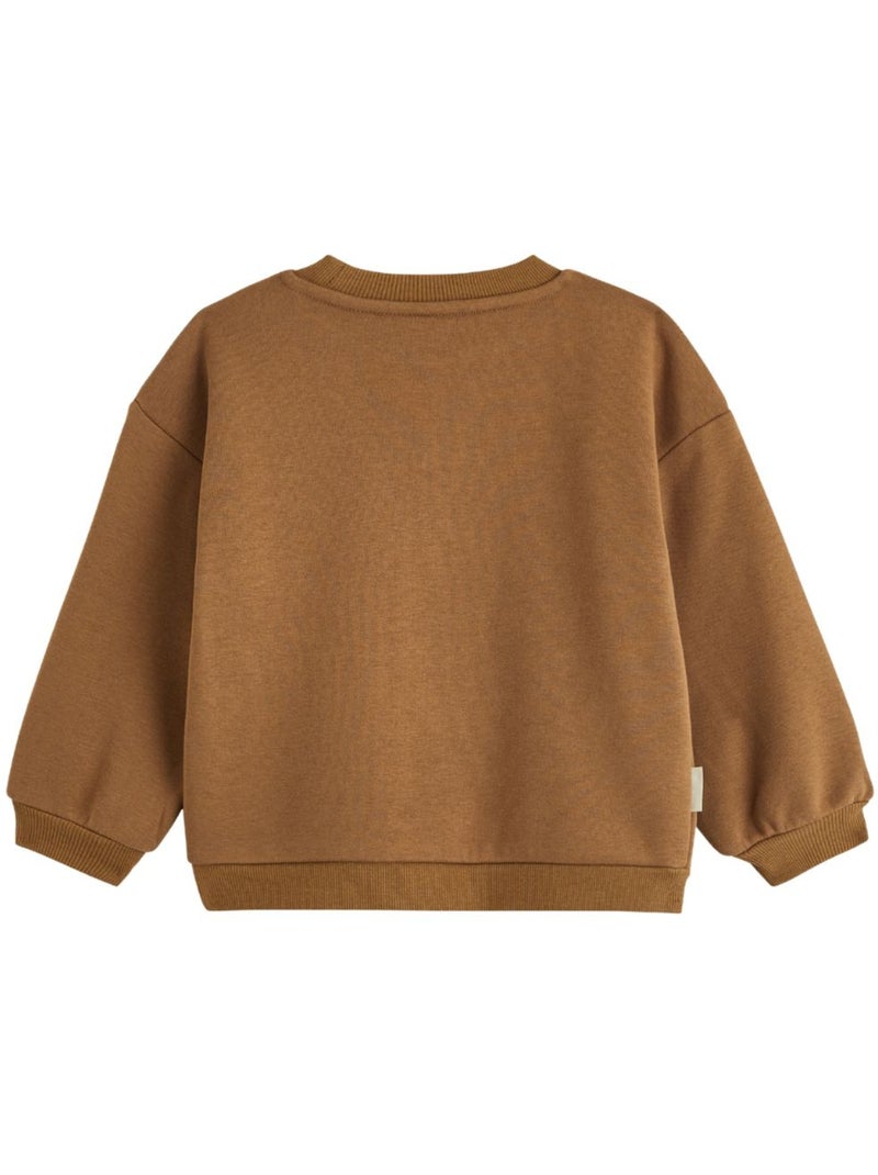 Sweat en molleton jules Marron - Kiabi