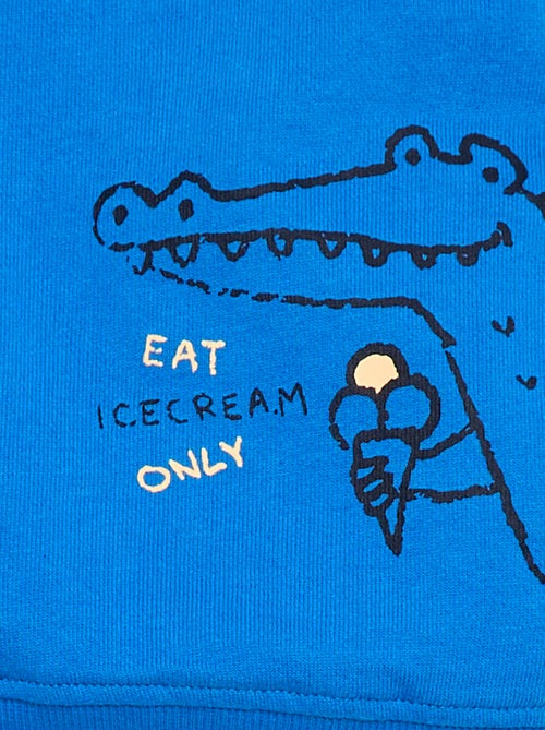 Sweat en molleton léger imprimé - Kiabi