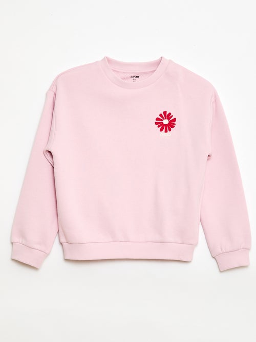 Sweat en molleton léger imprimé - Kiabi Sweat en molleton léger imprimé - Kiabi
