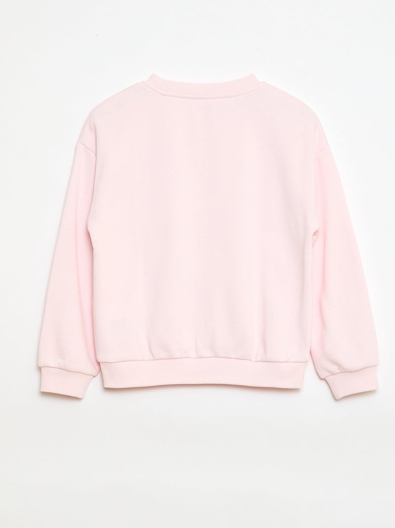 Sweat en molleton léger Rose - Kiabi