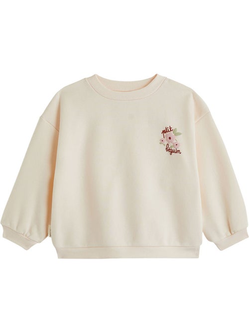 Sweat en molleton marguerite - Kiabi