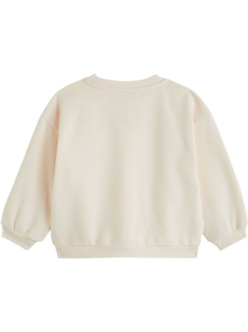 Sweat en molleton marguerite - Kiabi