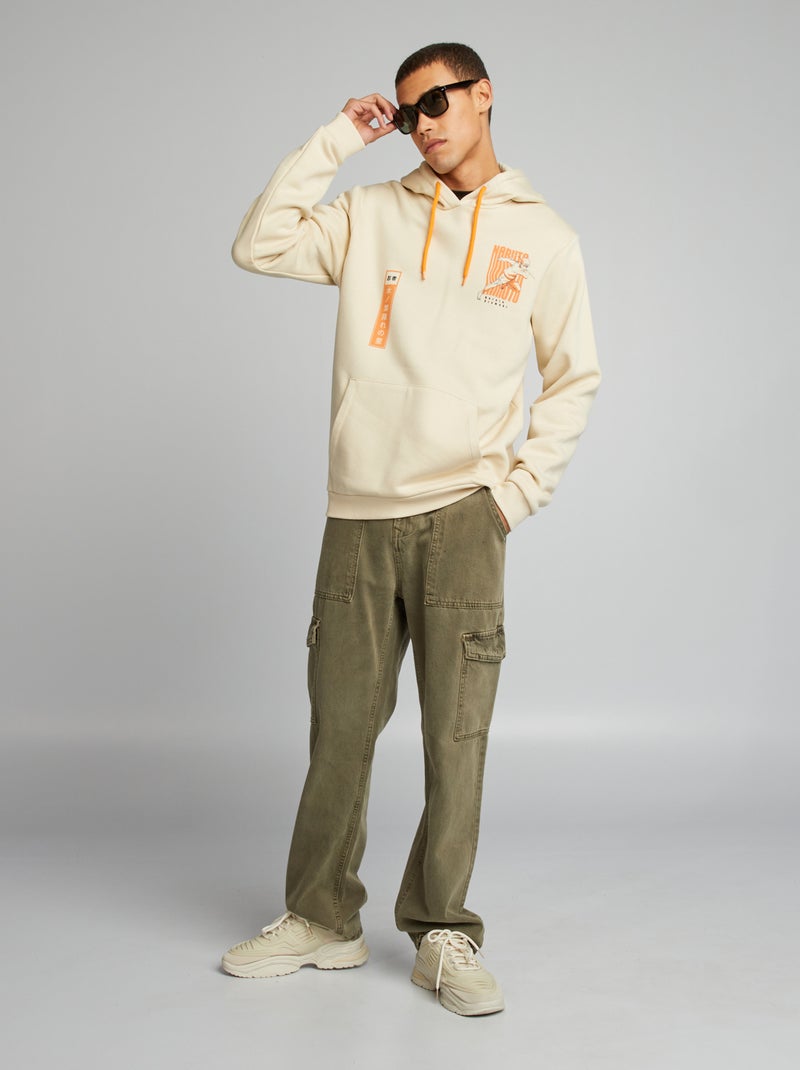 Sweat en molleton 'Naruto'a Beige - Kiabi