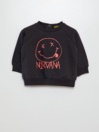 Sweat en molleton 'Nirvana'