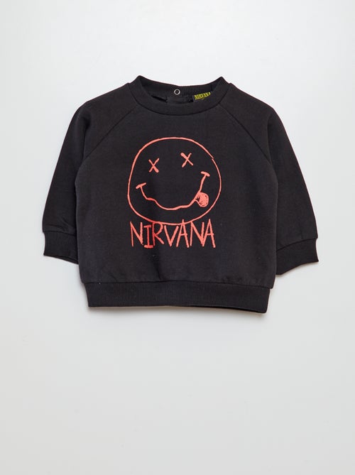 Sweat en molleton 'Nirvana' - Kiabi