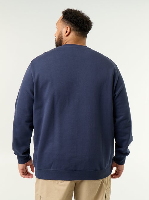 Sweat en molleton non gratté avec inscription - Kiabi Sweat en molleton non gratté avec inscription - Kiabi
