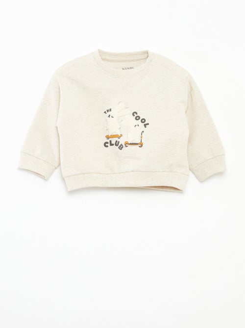 Sweat en molleton non gratté - Kiabi
