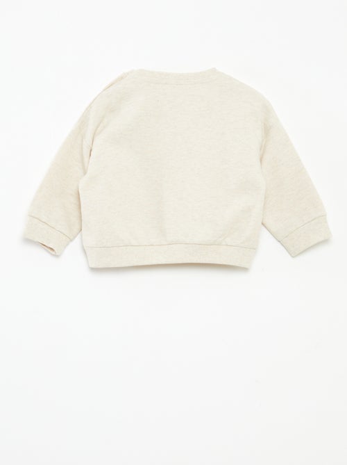 Sweat en molleton non gratté - Kiabi