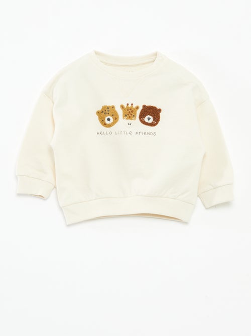 Sweat en molleton non gratté - Kiabi