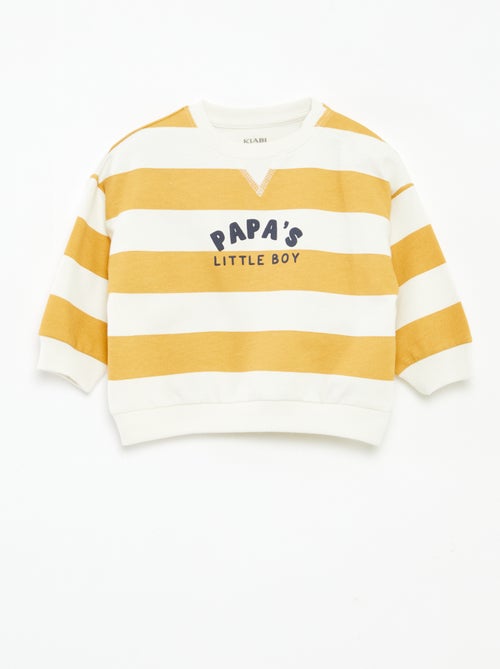 Sweat en molleton non gratté - Kiabi