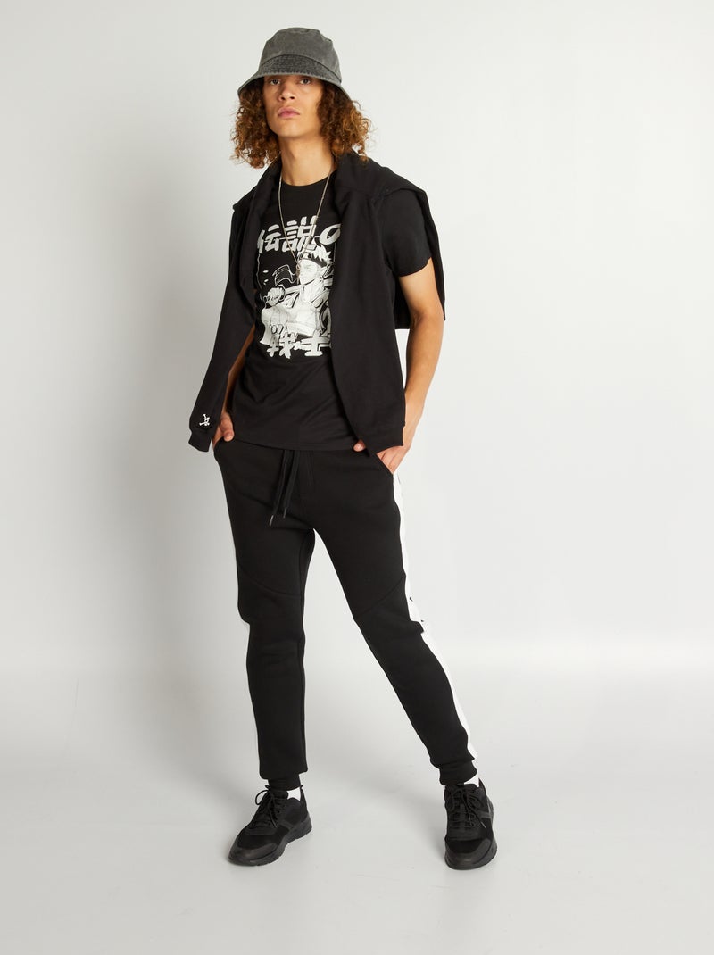 Sweat en molleton 'One Piece' noir - Kiabi