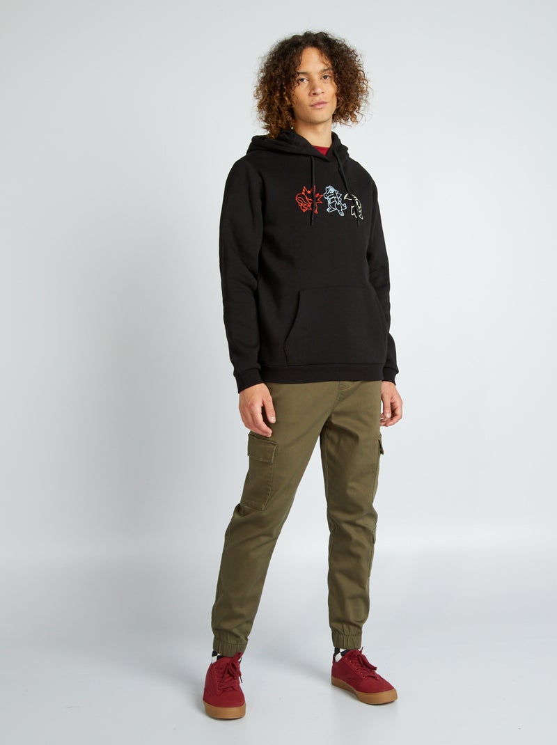 Sweat en molleton 'Pokémon' Noir - Kiabi