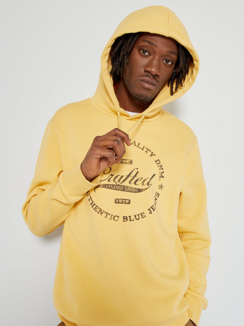 Sweat en molleton 'Produkt Jaune - Kiabi