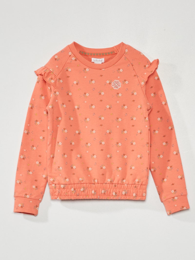 Sweat en molleton Rose - Kiabi