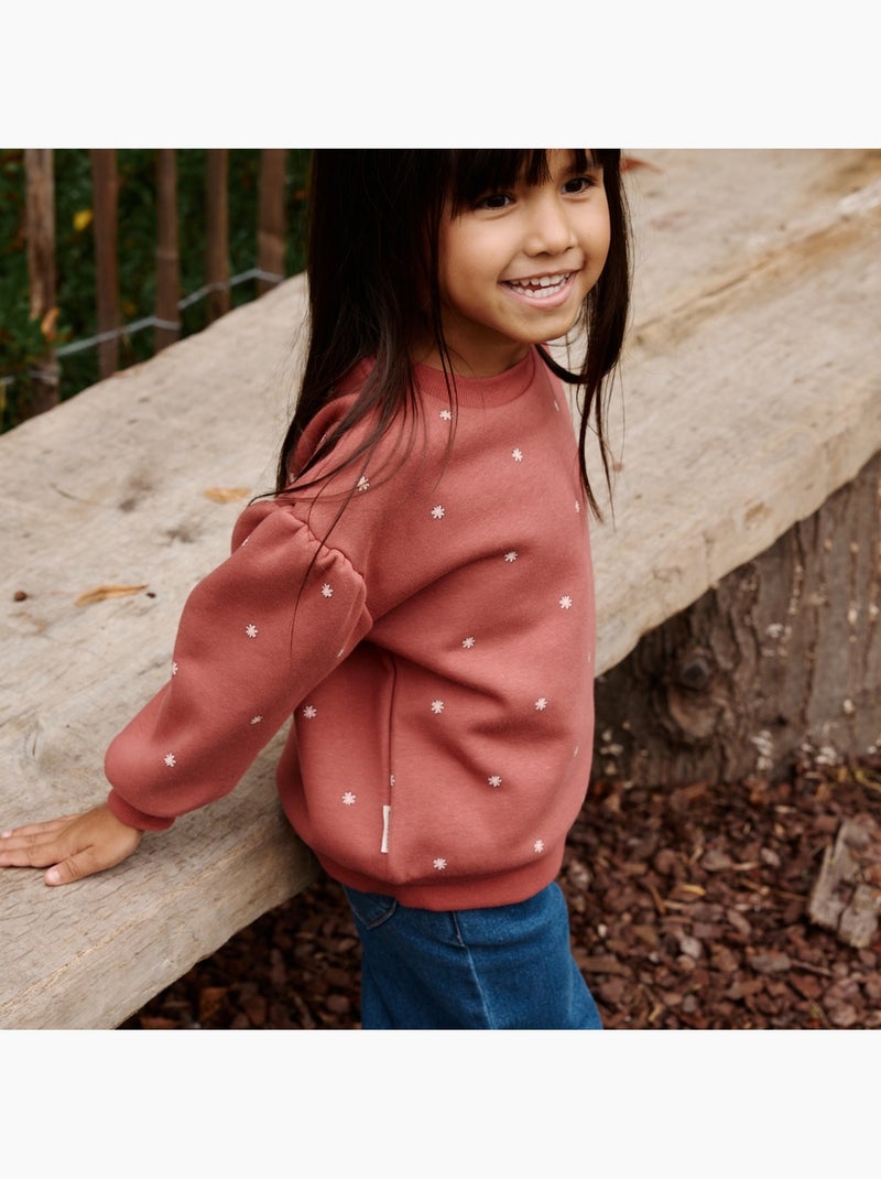 Sweat en molleton rose Rose - Kiabi