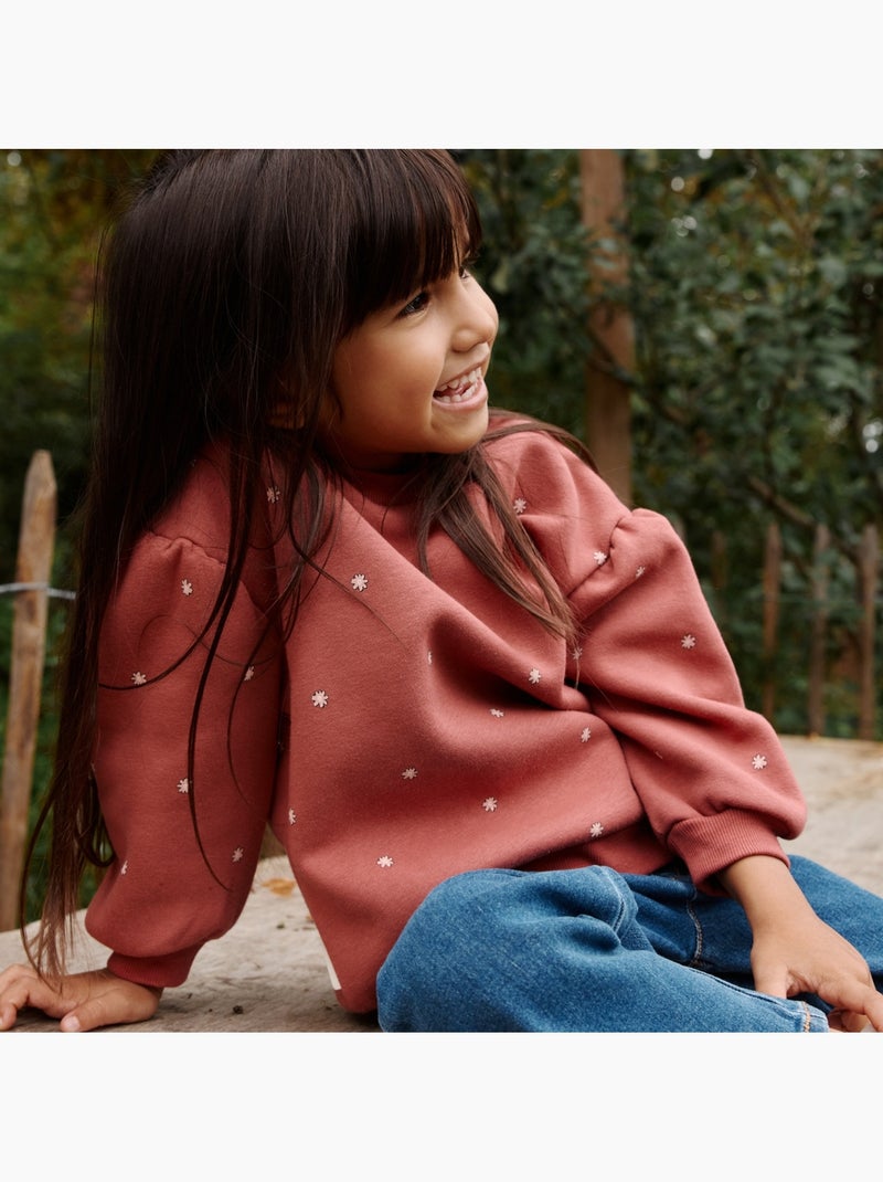 Sweat en molleton rose Rose - Kiabi