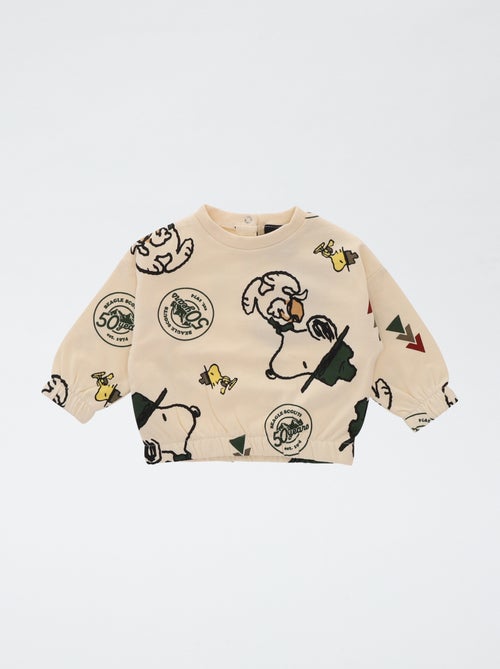 Sweat en molleton 'Snoopy' - Kiabi