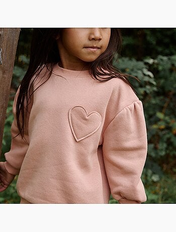 Sweat en molleton tulipe