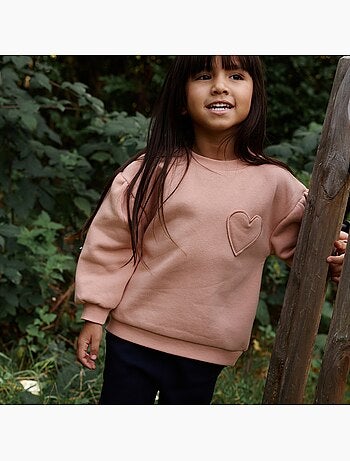 Sweat en molleton tulipe