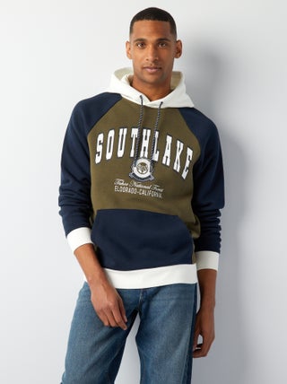 Sweat en molleton type université américaine