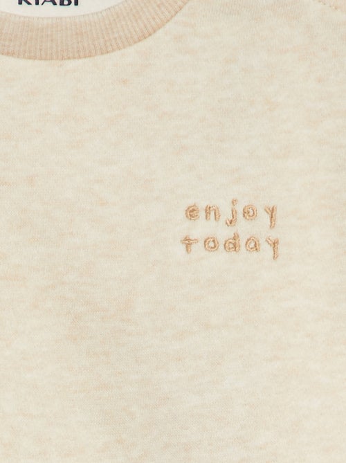 Sweat en molleton uni - Kiabi