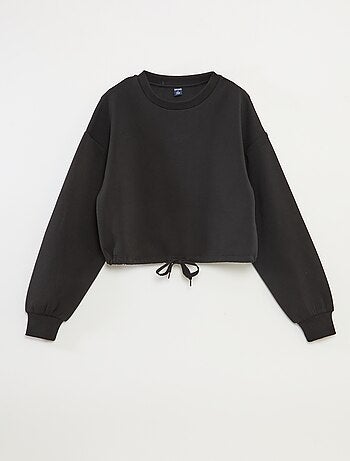 Sweat en molleton uni doux et chaud