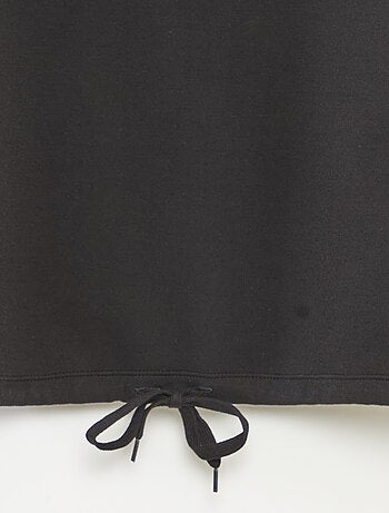 Sweat en molleton uni doux et chaud