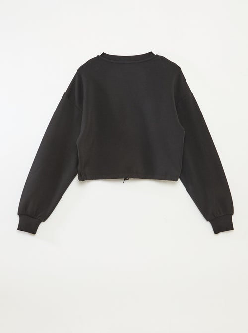 Sweat en molleton uni doux et chaud - Kiabi