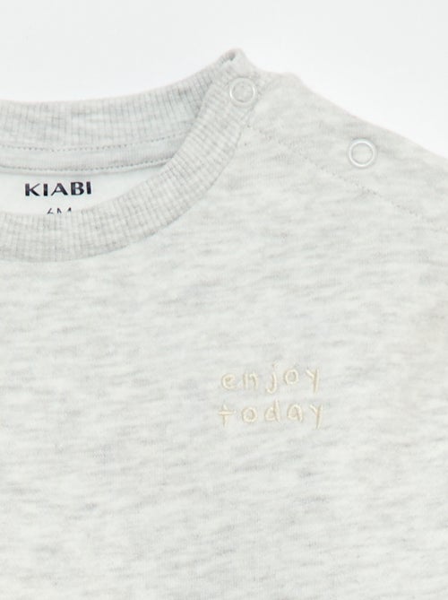Sweat en molleton uni - Kiabi