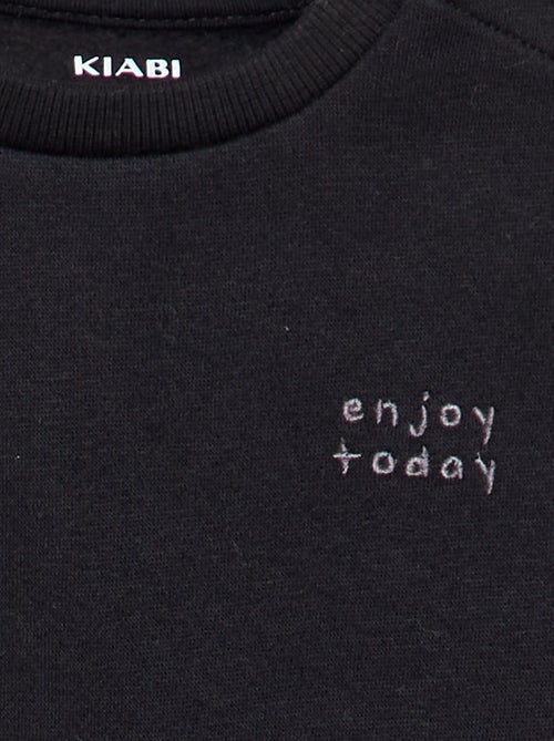 Sweat en molleton uni - Kiabi