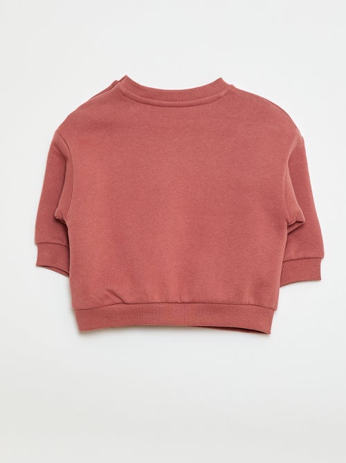 Sweat en molleton uni - Kiabi